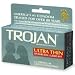 Trojan Ultra Thin Latex Condoms, Spermicidal Lubricant, 12-Count Boxes (Pack of 3)