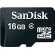 SanDisk 16 GB microSDHC Flash Memory Card SDSDQ-016G (Bulk Packaging) - Class 2