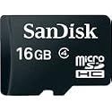 SanDisk 16 GB microSDHC Flash Memory Card SDSDQ-016G (Bulk Packaging) - Class 2