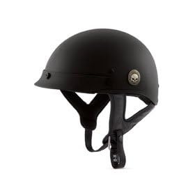Harley-Davidson� Men's Skull Half Helmet. Lightweight fiberglass. Harley-Davidson� graphics. Meets DOT requirements. 98258-08VM