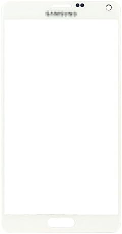 Galaxy Note 4 Touch Screen (LCD Digitizer not Included), YVBOX Original OEM Front Outer Screen Glass Lens Replacement Repair Part for Samsung Galaxy Note 4 N910 - White