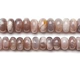 Moonstone Rondelle Beads 10x4mm