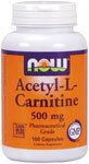 Acetyl L-Carnitine by NOW Foods - (500mg - 100 Capsules)