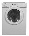 White Knight WK38AW compact reverse action tumble dryer, 3kg capacity, 2 heat settings, white