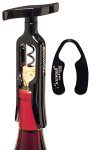 Screwpull Geschenkset Korkenzieher/ Kapselabschneider schwarz GS-100