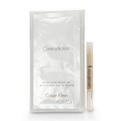 HealthPersonalCare: CONTRADICTION by Calvin Klein   Vial  sample  + Body Cream Sample .04 oz for women