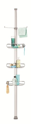 simplehuman Adjustable Tension Shower Caddy, Stainless Steel simplehuman Adjustable Tension Shower Caddy, Stainless Steel
