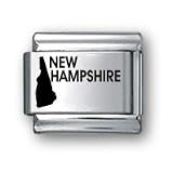 Body Candy Italian Charms Laser NEW HAMPSHIRE