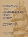 Passenger and Immigration Lists Index: A Guide to Published Records of More Than 2,92...