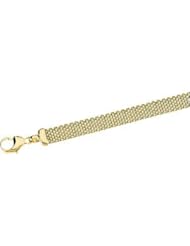 8 mm Solid Flat Mesh Bracelet 14K Yellow 7 Inch Ch270