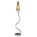 Zaneen Lighting Z6183AGO Trento Shaded Floor Lamp, Antique Gold