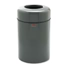 Waste Container, 28 Gallon, Radius Top, 18-1 8 Dia x 30-1 4 Height, Gray RUB911100GRAY by Rubbermaid