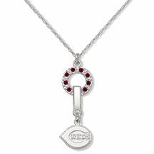 Cincinnati Reds MVP Crystal Necklace