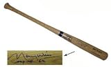 Maury Willis Signed Dodgers Baseball Bat - MVP NL 62