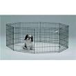 Midwest Black E-Coat Exercise Pen, 24 Inches by 24 Inches