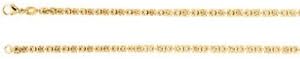 14K Yellow Gold, 18 Inch, Solid Byzantine Chain 2.75mm , Necklace
