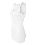 Bella Ladies Sheer Jersey Longer Length Tank Top. 8780