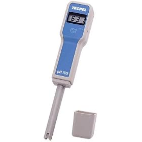 Faible co�t pH-m�tre avec �lectrode Extensible - Tecpel PH-703