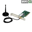 HiRO 54Mbps Wireless-G PCI Adapter with 2dBi Omni Direction Antenna (H50069)