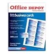 Office Depot(R) Laser/Inkjet Matte Business Cards, 2in. x 3 1/2in., White, Box Of 300