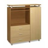 1 Door Chifforobe With 3 Drawers
