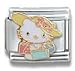 Clearly Charming Hello Kitty Shop 'Til You Drop Cat Animal Theme Licensed Charm Bracelet