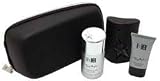 Angel Men by Thierry Mugler for Men 4 Piece Set Includes: 1.7 oz Eau de Toilette Spray (Rubber Flask) + 2.7 oz Deodorant Stick (Alcohol-Free) + 0.7 oz Skin Comfort Face Care + Signature Travel Case