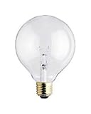 Bulbrite 341025 - 25G30CL - 25 Watt G30 Globe Incandescent Light Bulb, Clear