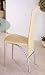 Modern Ivory Tall Back Side Chairs Set Of 4