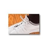 Perma-Ty Elastic Shoelaces - Tie once and never have to tie or untie again - Color White, 30 - 3 pairs