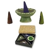 Incense cones and dish, 'Relieved Mind' (3 box sets)