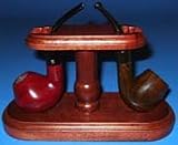 Tobacco Pipe Holder ~ Two Stand