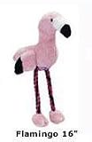 Great China Long Legs Flamingo Plush Chew Toy