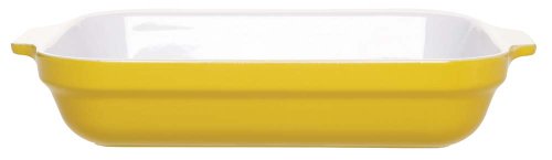 Emile Henry 13-by-10-Inch Lasagna Baker, Citron Yellow