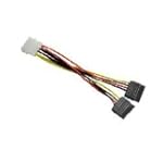 Nilox SATA 2x15pin - 5.25" 4pin, F/M,...