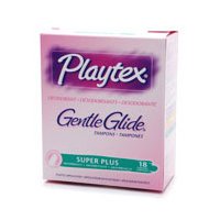 Playtex Gentle Glide Tampons Deodorant, Super Plus - 18 Ea