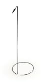 Set of 50 Wire Memo Holders with Round Base and Alligator Clip, 18 inches tall - Black