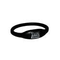 Black - Silicone Watch - Med - 19cm - Waterproof - MF Sports Tourmaline Watch