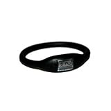 Black - Silicone Watch - Med - 19cm - Waterproof - MF Sports Tourmaline Watch