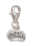 Wish Charm with Lobster Clasp