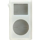 Silicone Case Cover for Apple iPod mini - White (Clear)