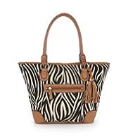Zebra Shopper Bag