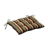 Universal Replacement Patio Chair Cushion (19-1/2" x 17"x 3") - Wheat Stripe - Improvements