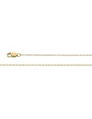 Lasered Titan Gold Rope Chain 14K Gold Yellow Ch467 20 Inch