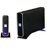 Icy Box Hard Drive Enclosure For 3.5 Sata &IDE Hard Drive With Sata & USB External Conectors - Silver Blue LED