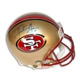 FRANK GORE SIGNED AUTOGRAPHED MINI HELMET SAN FRANCISCO 49ERS COA + HOLOGRAM