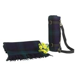 Picnic At Ascot Acrylic Cozy Blanket and Carrier by Blankets