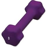 Champion Barbell 3 lbs. Purple Neoprene Dumbbells