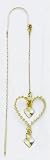 14kt Threader Earrings w/ Hearts - ES1774