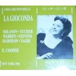 Ponchielli: La Gioconda - E. Cooper by Amilcare Ponchielli, Emil Cooper, Zinka Milanov, Richard Tucker, and Leonard Warren